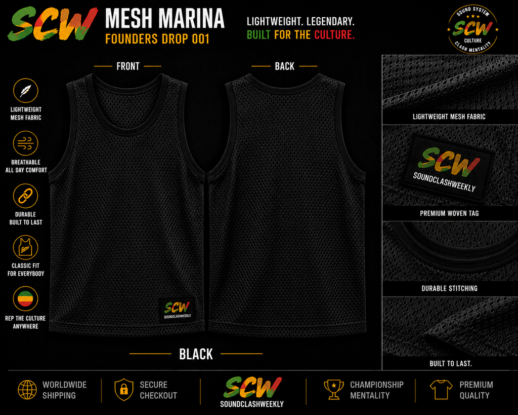 SoundClash Weekly Mesh Marina – Rasta Edition