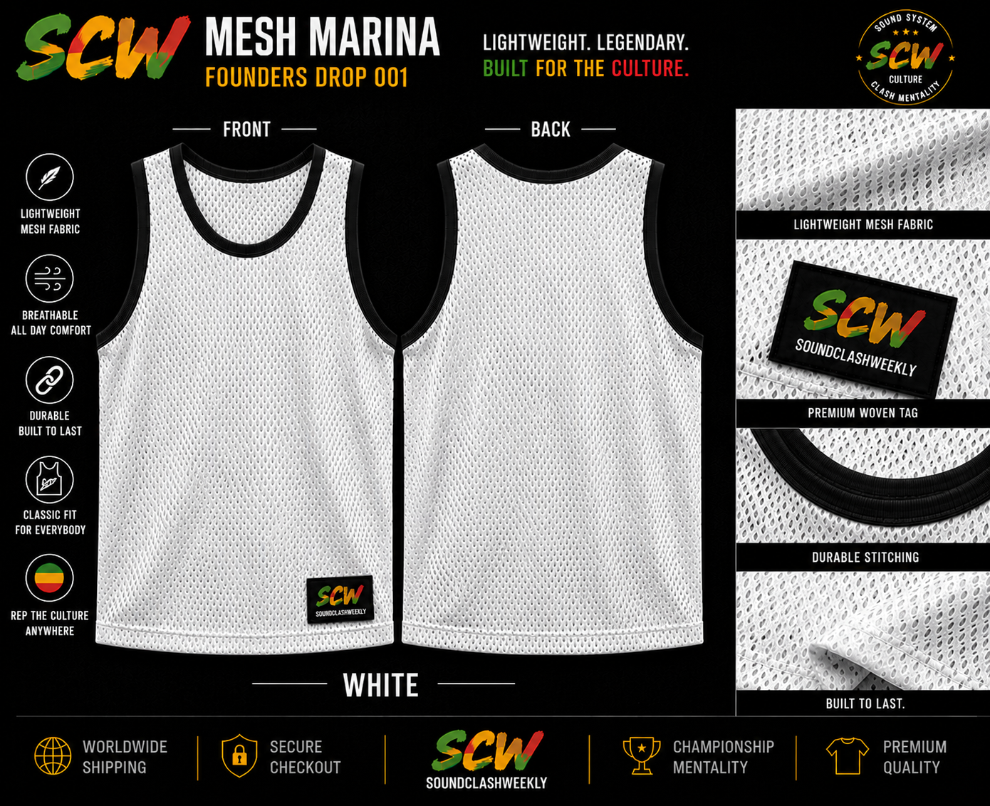 SoundClash Weekly Mesh Marina – Rasta Edition