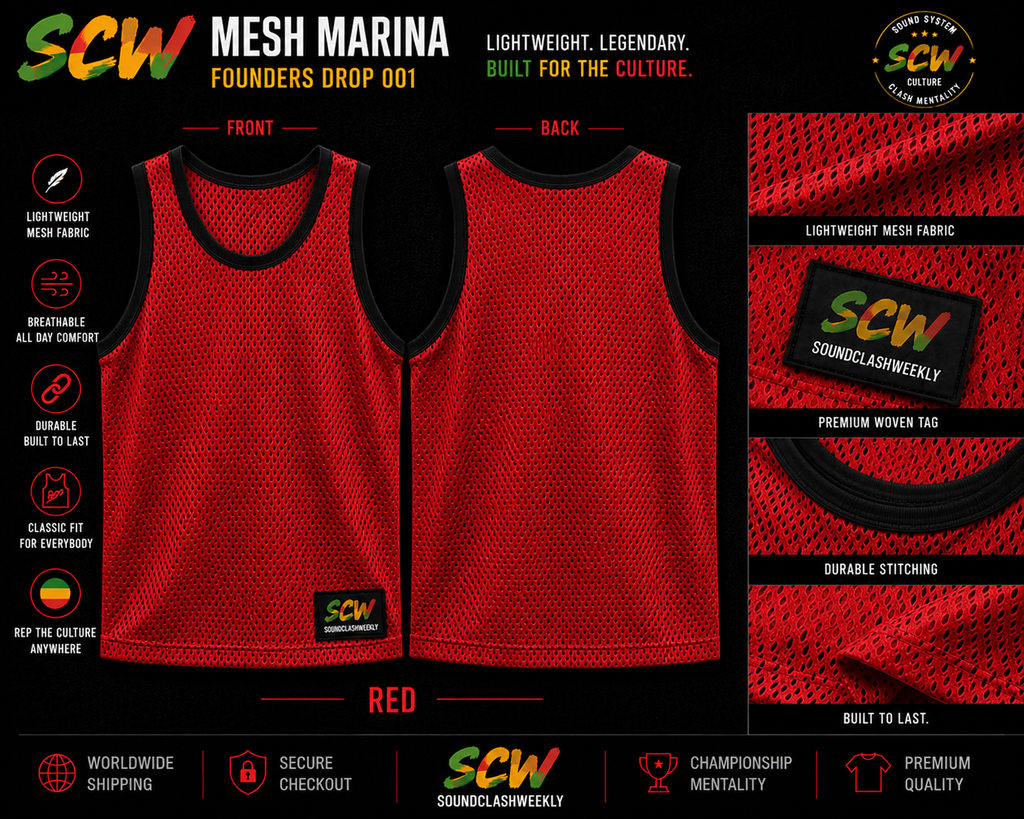 SoundClash Weekly Mesh Marina – Rasta Edition